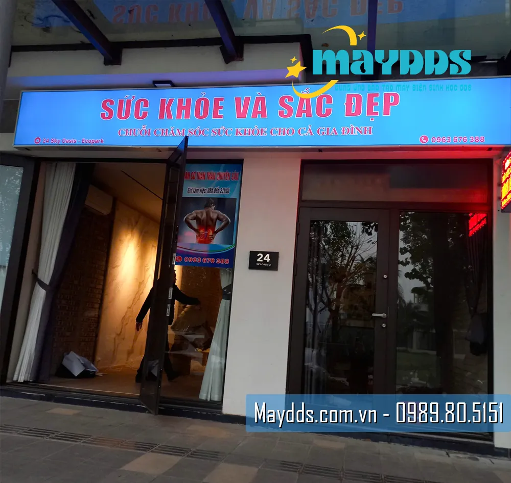 Cơ sở đang Setup chuẩn bị khai trương tại Ecopark