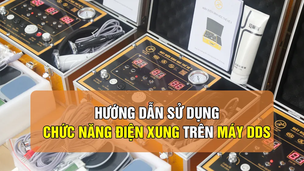 Chạy điện xung trên máy điện sinh học DDS thế hệ 9